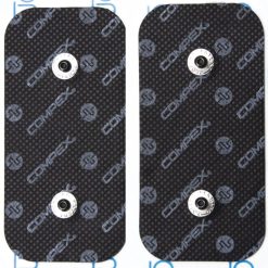 Coppia di elettrodi easysnap compex 50x100mm neri